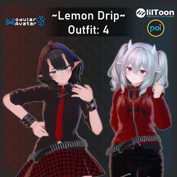 ~ Lemon Drip~ Outfit - 4 | Uruki & Milltina 〜 レモンドリップ～衣装 - 4｜ウルキ＆ミルティナ ~