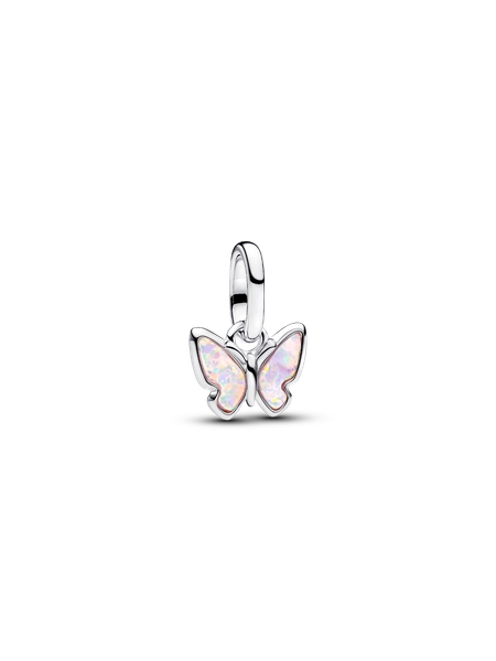 Pink Butterfly Mini Dangle Charm