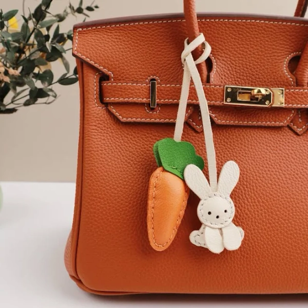 Little Rabbit Leather Bag Charm