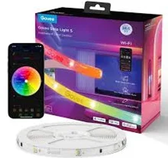Govee 24.6ft Wi-Fi RGBICW LED Strip Light