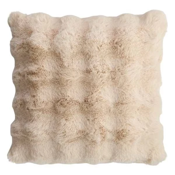 Grey Bubble Throw Pillow
