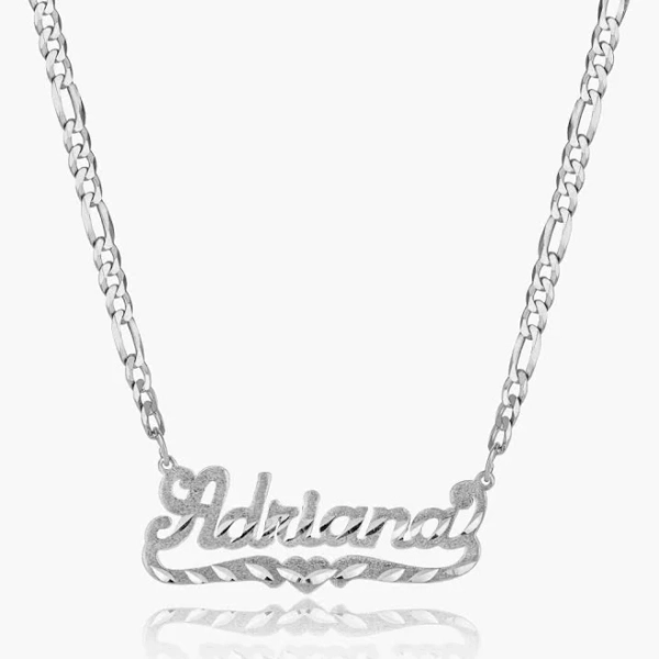 Kid's Sterling Diamond-Cut Necklace