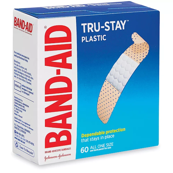 Band-Aid&amp;reg; Plastic Bandages - 3/4 x 3"