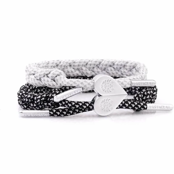 Rastaclat Chromates Magnetic Heart Bracelet Set