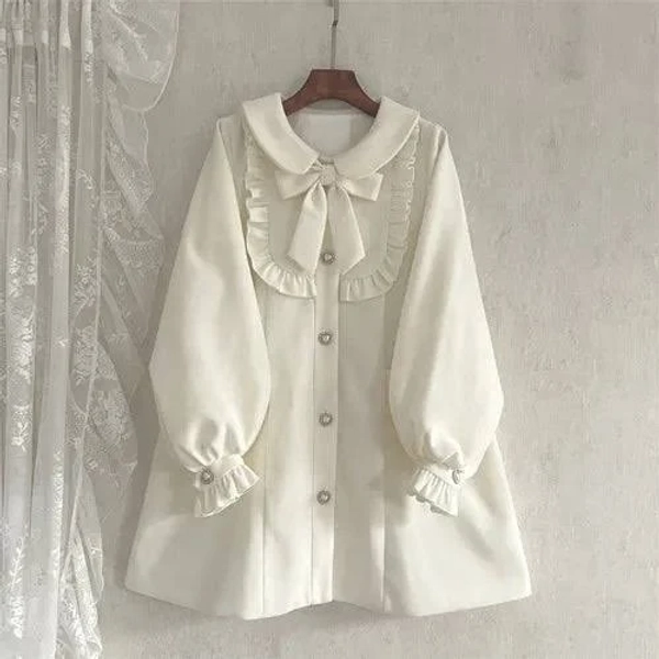 Kawaii Babe Dolly Ruffles and Bows Button Up Jacket