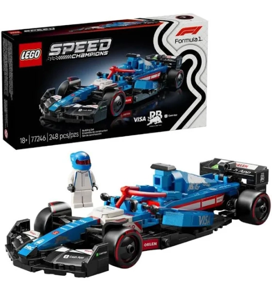 LEGO Speed Champions Visa Cash App RB VCARB 01 F1 Race Car