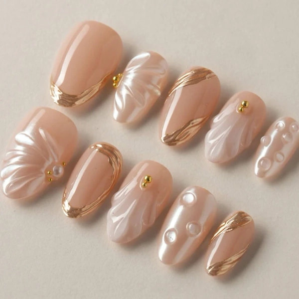 Sea Daughter Venus Elegant Pink Summer Press-On Nails