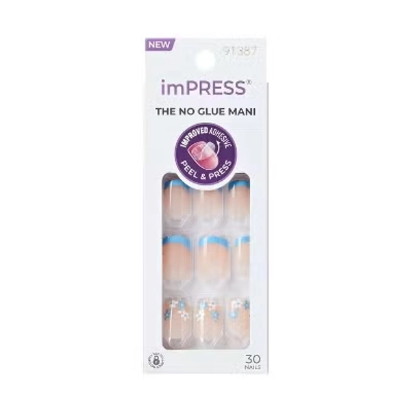 KISS Products imPRESS Press-On Manicure Fake Nails - Snooze - 33ct