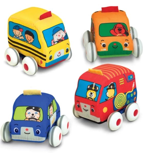 Melissa & Doug Pull-Back Vehicles Baby and Toddler Toy