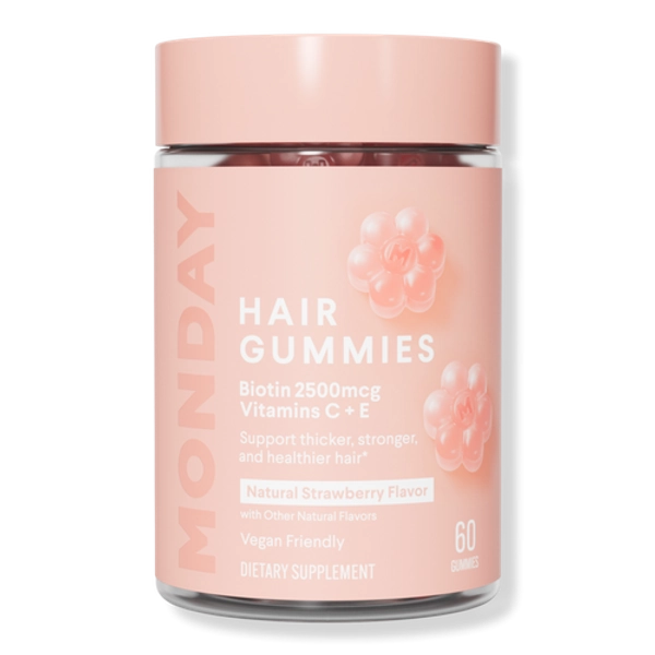 Hair Gummies with Biotin & Vitamin C+E For Thicker Stronger Hair