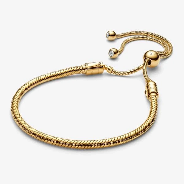 Pandora Disney Mickey Mouse Snake Chain Slider Bracelet