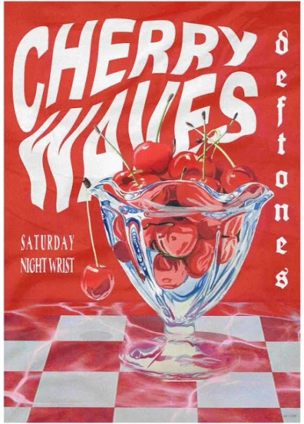 Deftones - Cherry Waves Poster Home