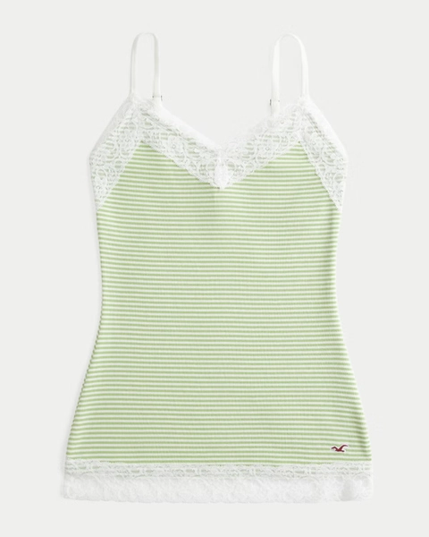 Lace Trim Layering Cami