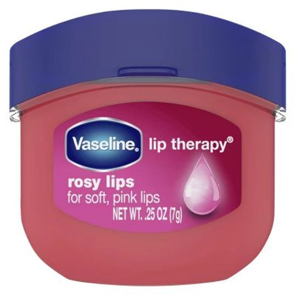Vaseline Lip Therapy Mini Lip Balm - Rosy - Travel Size - 0.25oz