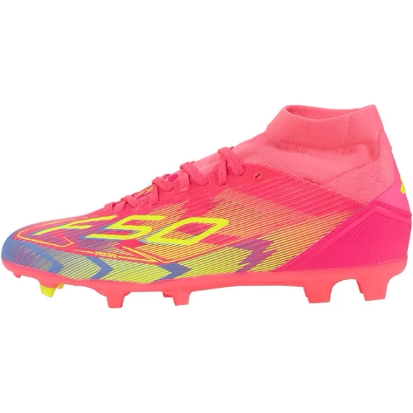 adidas Womens F50 League Mid Cut Firm Ground Football Boots