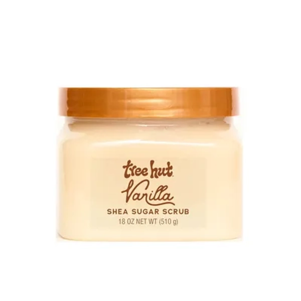 Tree Hut Shea Sugar Vanilla Body Scrub - 18oz: Paraben-Free, Sulfate-Free, Alcohol-Free, Vegan