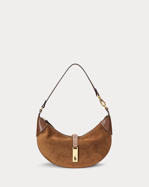 Polo ID Suede Mini Shoulder Bag
