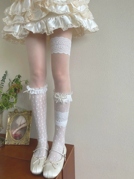 Angels Tea Party Lace Socks Set