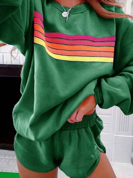 Two Piece Sets For Women 2024 Fall Outfits Sweatsuit Sweat Short Sets Casual Matching Set Travel Tracksuit