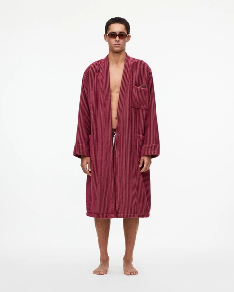 Botanico Striped Velour Robe