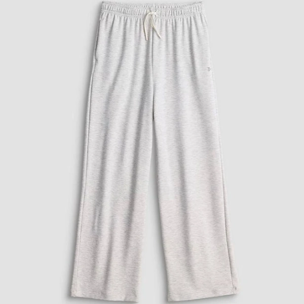 Girls 7-16 Tek Gear Drapey High Rise Wide Leg Pants, Girl's, Size: Large (10/12), Grey Mist Heather