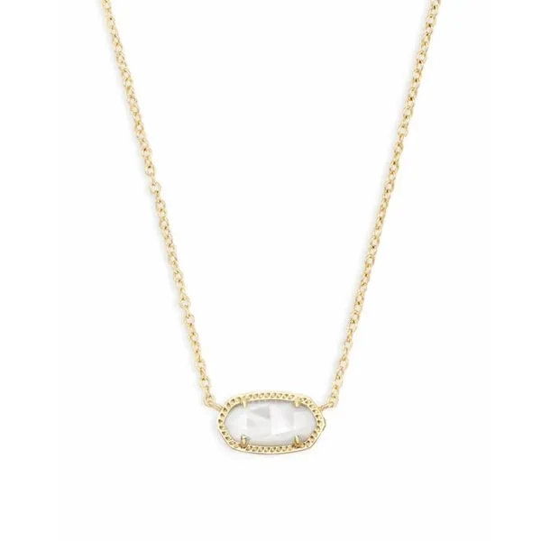 Kendra Scott Elisa Pendant Necklace in Ivory Pearl