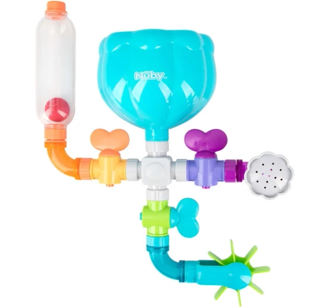 Nuby Wacky Waterworks Interactive Bath Toy