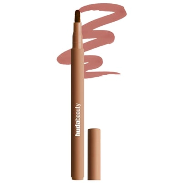 HUDA BEAUTY Lip Contour Lip Stain for 12-Hour Wear Soft Nude 0.03 oz/1 mL