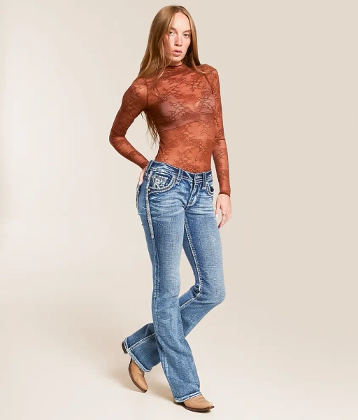 22 Yulini B202 Yulini Low Rise Boot Stretch Jean