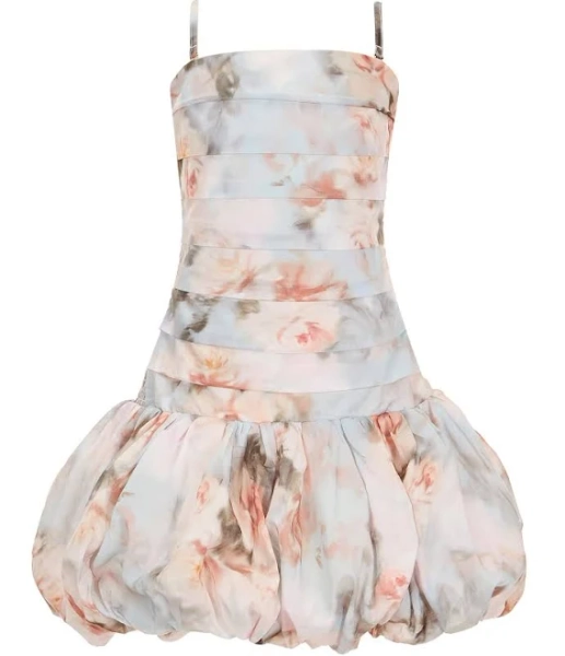 Katiejnyc Big Girls Sleeveless Tippy Watercolor Floral Dress