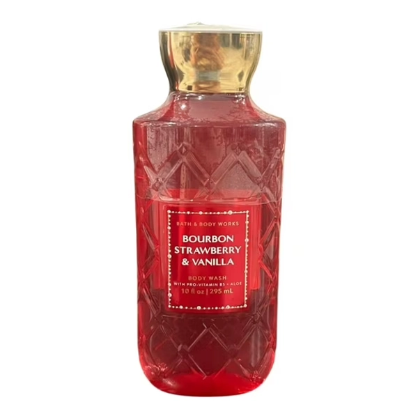 bourbon strawberry and vanilla body wash