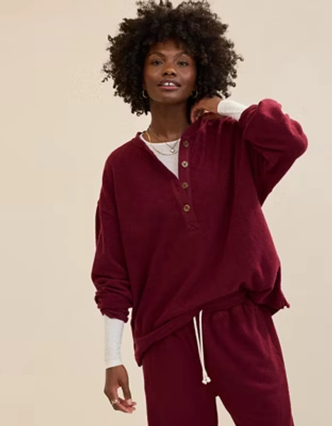 Aerie Sherpa Henley