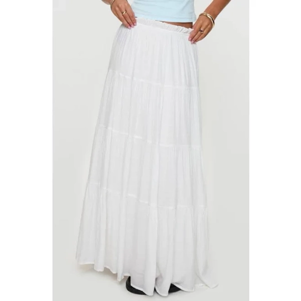 Princess Polly Mya Tiered Maxi Skirt