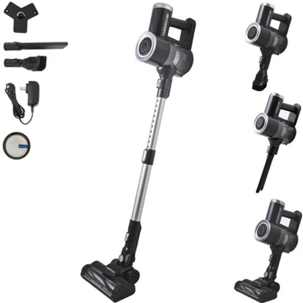 Farberware Cordless Pro Stick Vacuum Cleaner, Powerful Suction with 2 Speeds for Carpet and Hard Floors, Converts to Handheld Vacuum
