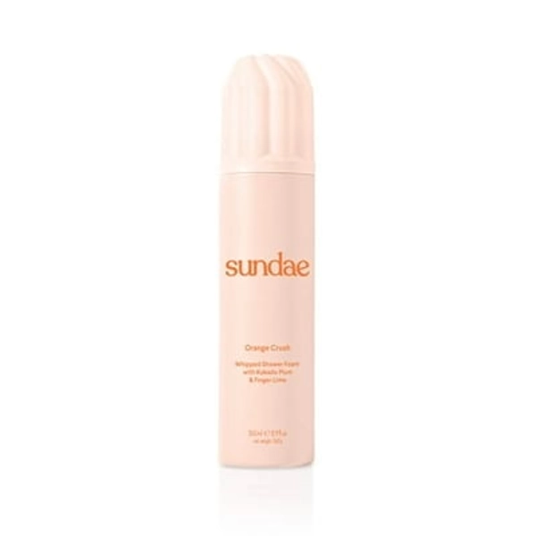 Sundae Whipped Shower Foam Orange 8.9 oz. Body Wash for All Adult Skin Types