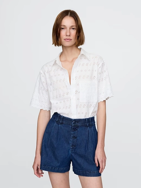 Gap × DÔEN Adult Eyelet Shirt