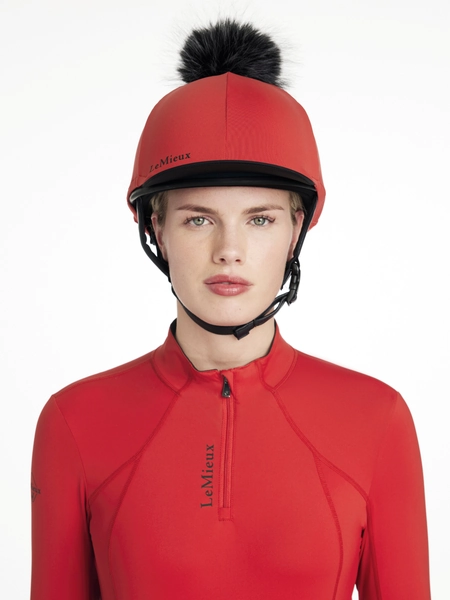 Classique Pom Hat Silk Chilli Clothing