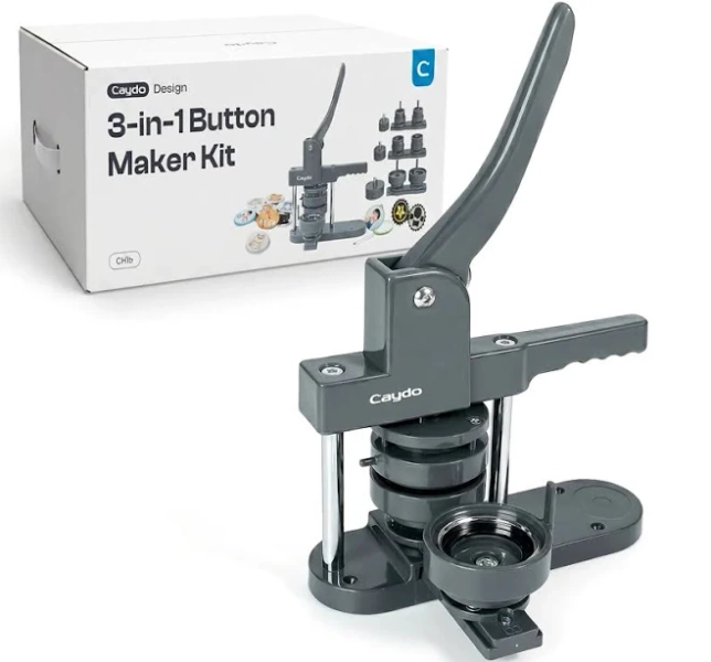 3-in-1 Button Maker Machine Kit