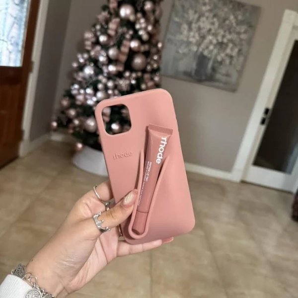 Rhode Phone case - Pink/Tan