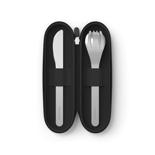 MB Slim Nest - Trio Knife Black - Travel Cutlery Set