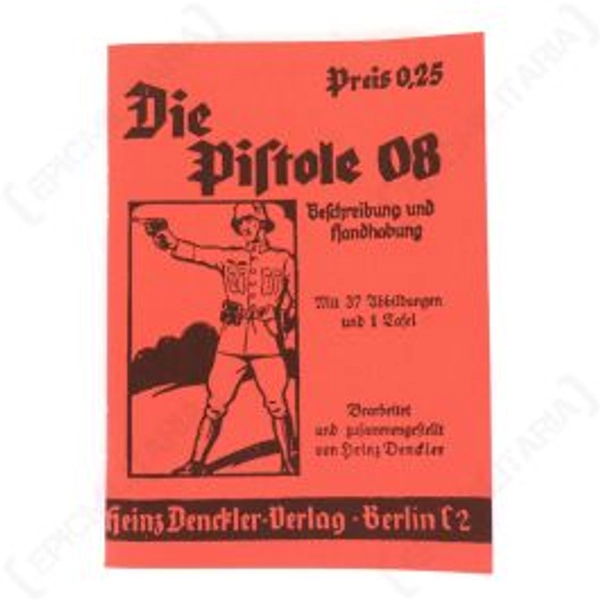 WW2 German Luger 08 Pistol Manual