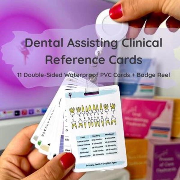 Dental Assistant Reference Cards: Chairside Study Tools