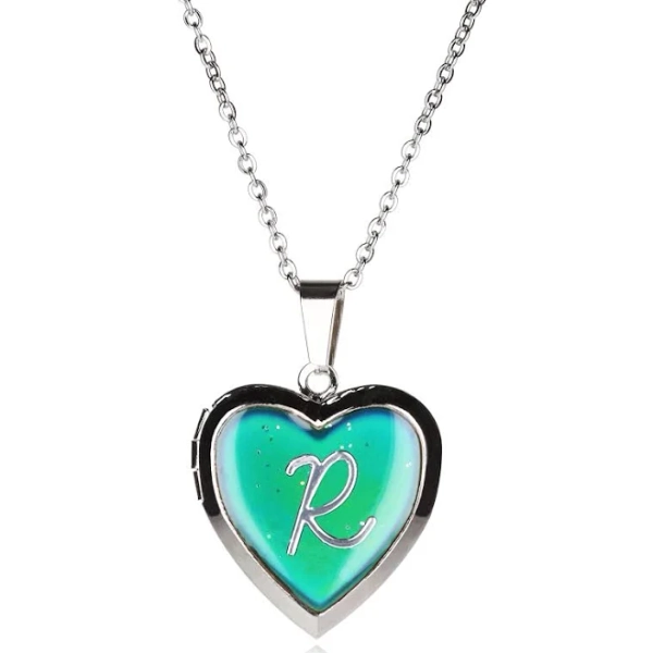 Personalised Mood Locket Pendant Necklace