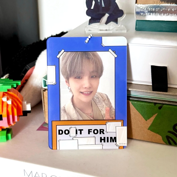 do it for him acrylic photocard holder