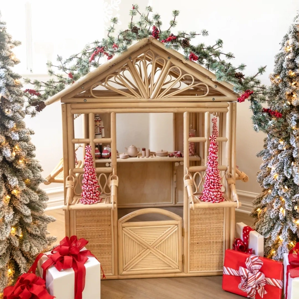 Lila's Rattan Playhouse - Children's Toy Playhouse - Etsy