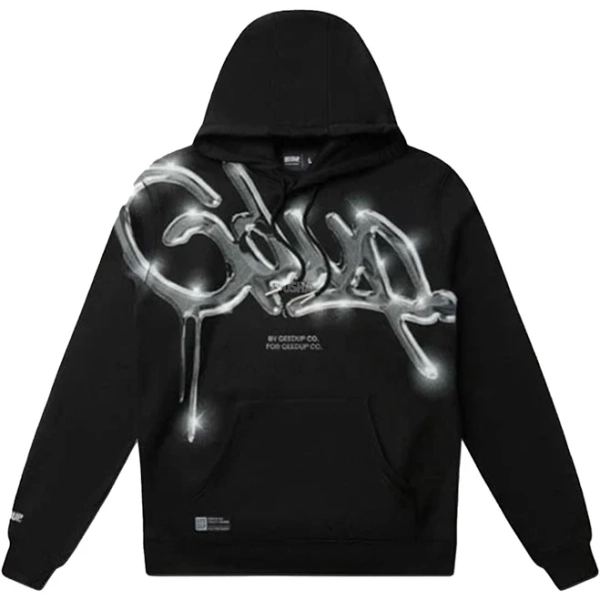 Geedup Handstyle Hoodie 'Black / Chrome' (2024) XL (Fastest)