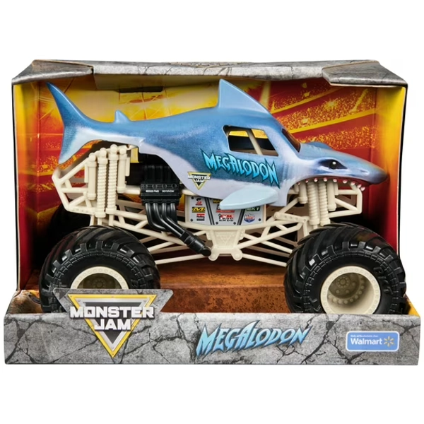 Monster Jam, Official Megalodon Monster Truck Vehicle in 1:24 Scale