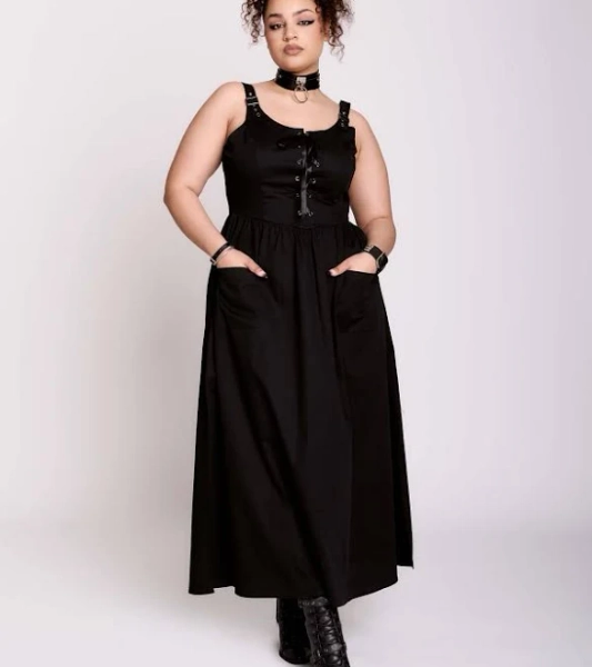 Gothic Lace Up Sundress