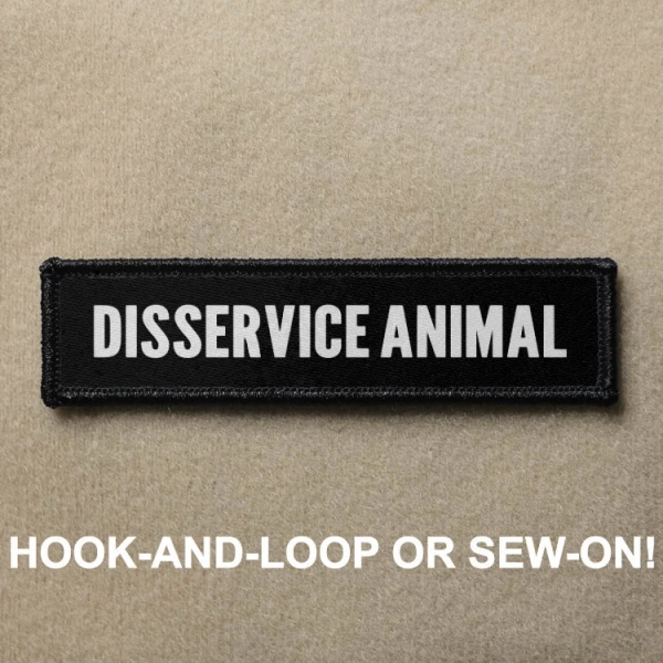 Disservice Animal Patch