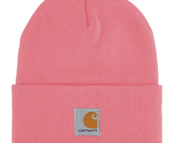 Carhartt Acrylic Watch Hat for Kids -Pink lemonade